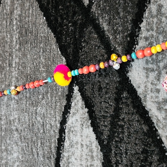 GOOD FORTUNE ELEPHANT BEADED HANGING WALL WINDOW DOOR DECOR - Picture 6 of 11